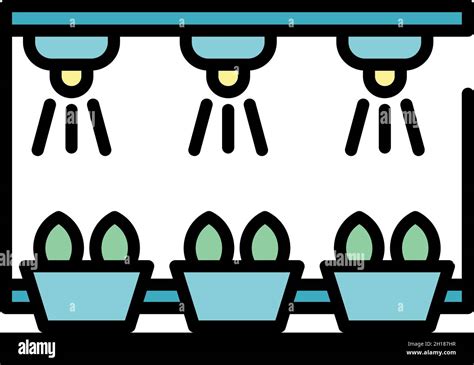Smart Irrigation Rack Icon Outline Smart Irrigation Rack Vector Icon
