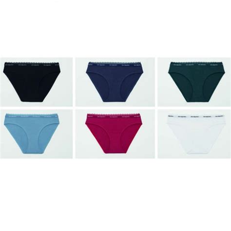 BRAGA BIKINI ALGODON PUNTILLA SURTIDA DON ALGODON 6 unidades XACOTEX Mayorista de Lencería