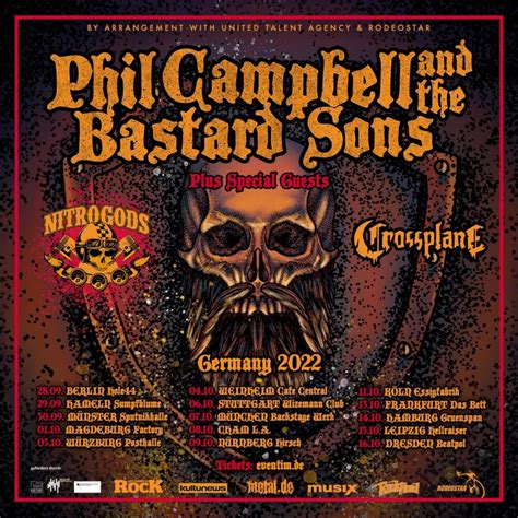 TOUR With Phil Campbell The Bastard Sons Nitrogods