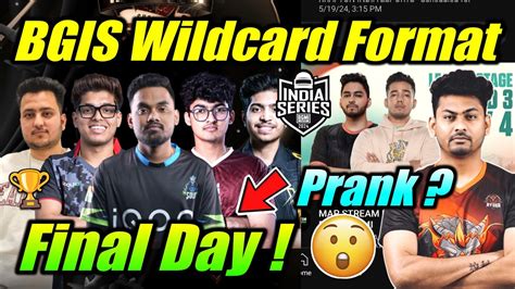 Bgis Wildcard Explain Round Final Day Record Teams Details Youtube