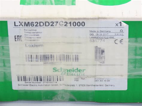 NEW!!! SCHNEIDER LXM62DD27C21000 LXM62 Lexium 62 Single Drive 27 A | eBay
