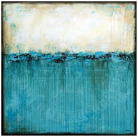 Blue Lagoon Acrylic On Canvas By Stella Hettner Acrylbilder