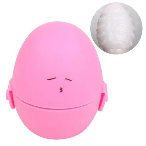 Funny Sex Toys Male Masturbator Aircraft Cup Massage Egg Condom Penis Sleeve Portable Men