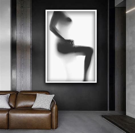 Naked Woman Canvas Sexy Woman Wall Art Erotic Painting Nude Girl Wall Art Nude Woman Body