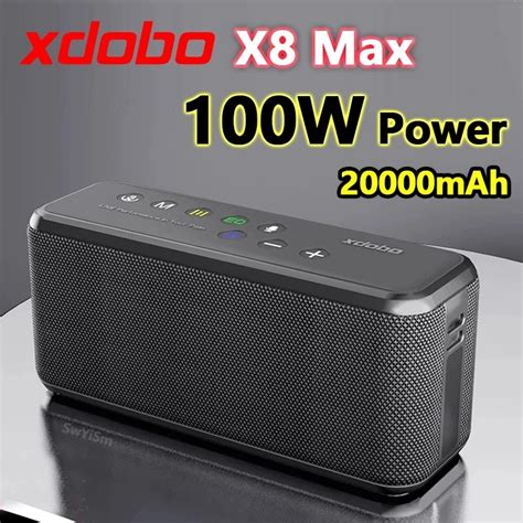 Xdobo X8 Max 100w Portable Speaker Wireless Bluetooth Soundbar Bt5.0 ...