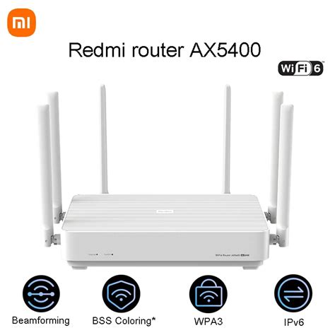 Xiaomi Redmi AX5400 WiFi Router Mesh System, Wi Fi 6 Plus, NPU ...