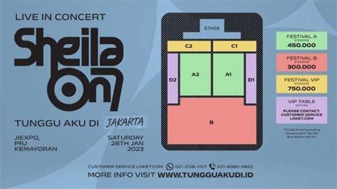 Cara Beli Di Loket Dan Harga Tiket Konser Sheila On Tunggu Aku