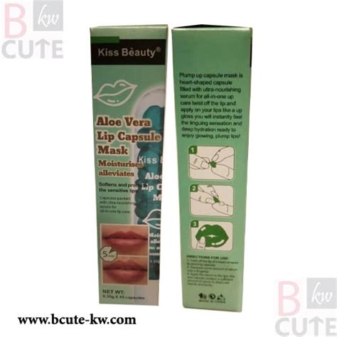 Kiss Beauty® Aloe Vera Lip Capsule Mask Bcute Kw