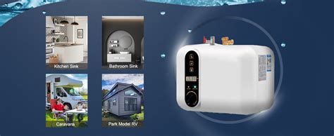 Electric Hot Water Heater 120 240V Small Compact Tank Storage Rv Tr 3 Gallon Trailer 1 5KW