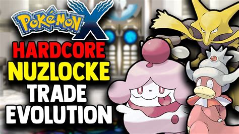 Pokemon X Hardcore Nuzlocke Trade Evolution Only No Items No Overleveling Youtube