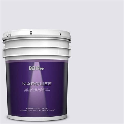 Behr Marquee Gal Ppu Lilac Mist Eggshell Enamel Interior Paint