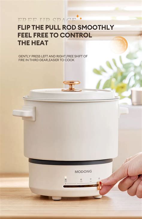 Electric Cooking Pot Portable Small Multi Functional Split Mini Electric Pot Travel Electric Hot