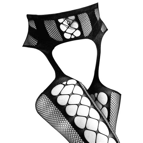 Women Sexy Lingerie Stockings Garter Belt Stripe Elastic Stockings Black Fishnet Stocking Thigh