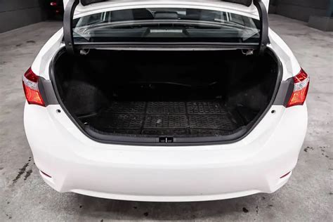 What Are the Toyota Corolla Trunk Dimensions? - Upgraded Vehicle