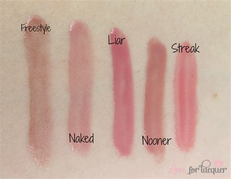 Urban Decay Naked Lipgloss Swatches Review Love For Lacquer