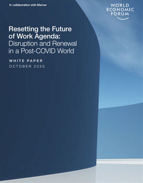 Resetting the Future of Work Agenda: Disruption and Renewal in a Post ...