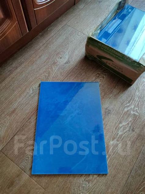 Керамическая плитка (остаток) цвет синий, в наличии. Цена: 700₽ во ...