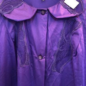 Nancy King Intimates Sleepwear Vintage Nancy King Lingerie Lace Purple Med Gown Poshmark