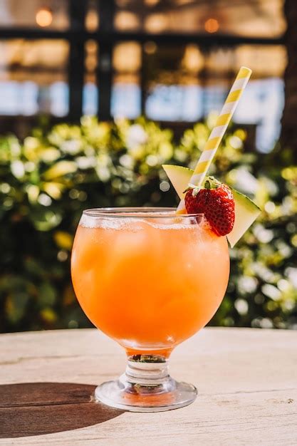 Premium Photo The Classic Cocktail Sex On The Beach Ideal For A Vacation