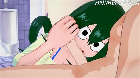 Deku Fucks Tsuyu Asui In The Toilets Until Creampie My Hero Academia Hentai D Uncensored