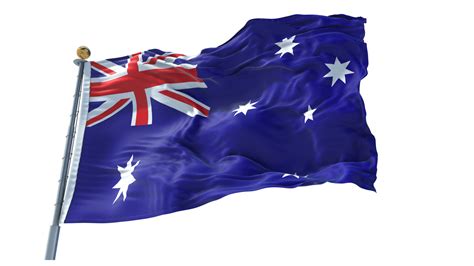 Australia D Waving Flag Png Png