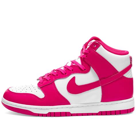 Nike Dunk High W White And Pink Prime End