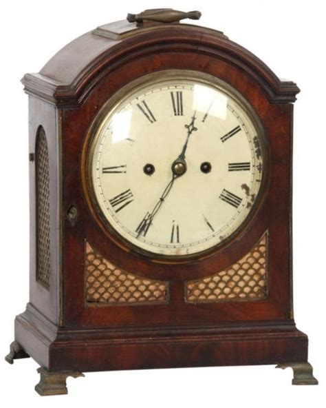 English Double Fusee Mahogany Bracket Clock Price Guide