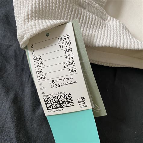 H M White Bikini Top Padded Adjustable Straps And Depop