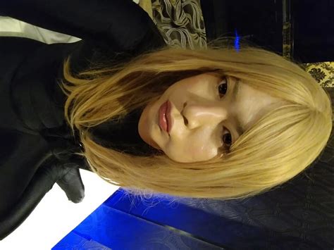 Blonde Cross Dressing Boy Changed From Sexy Full Body Tights To A Competitive Swimsuit And