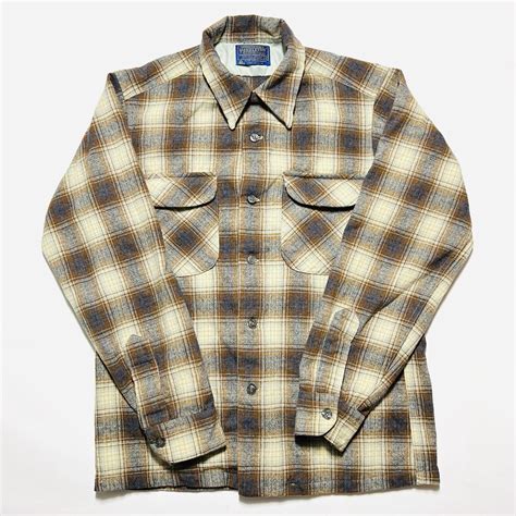 Vintage Pendleton Mens Small Original Board Shirt Woo Gem