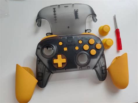 Custom Nintendo Switch Pro Controller Black Replacement OEM - Etsy