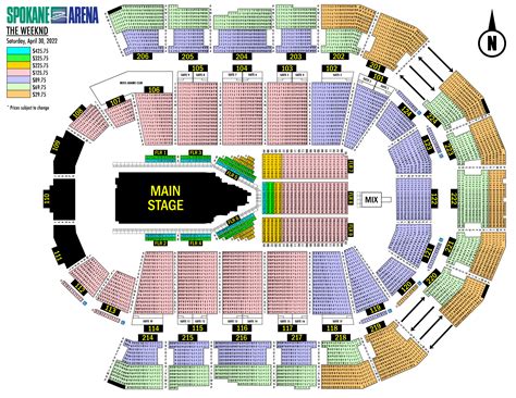 Five Point Amphitheater Map