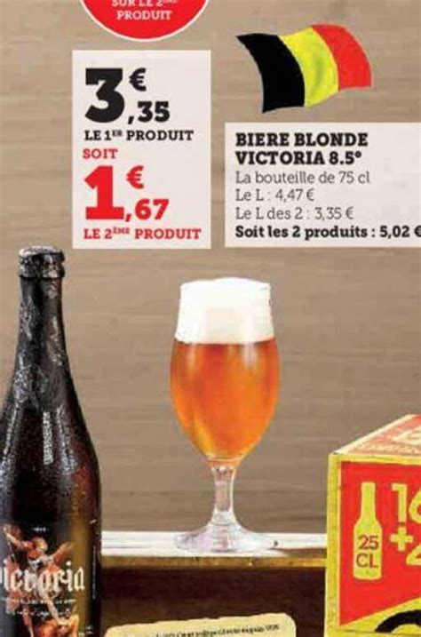 Promo Bière Blonde Victoria chez Super U iCatalogue fr