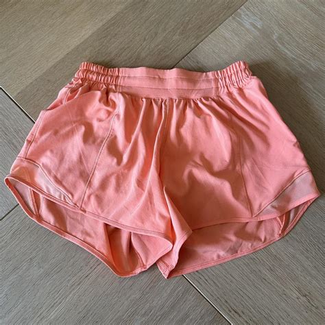 Lulu Lemon Hotty Hot Shorts Size Never Worn Out Depop