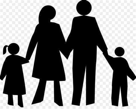 Free Silhouette Family Of 5, Download Free Silhouette Family Of 5 png ...