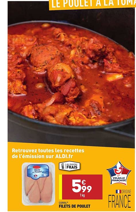 Promo Filets De Poulet Corril Chez Aldi Icatalogue Fr