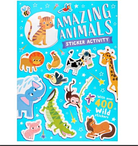 Amazing Animals Sticker Activity Book – Wellington Zoo Shop