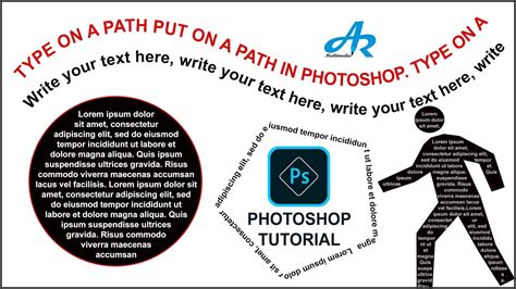 Photoshop CC Tutorial How To Type Text On A Path Type On A Path