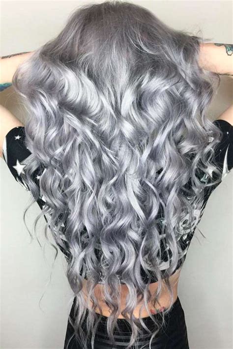 Stylish And Fun Long Layered Haircuts In Long Silver Hair