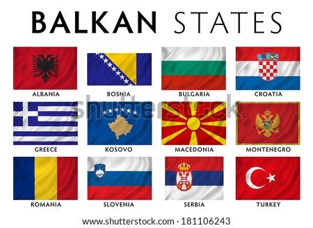 Flags of Balkan states today | Balkan, Flags of the world, Countries ...