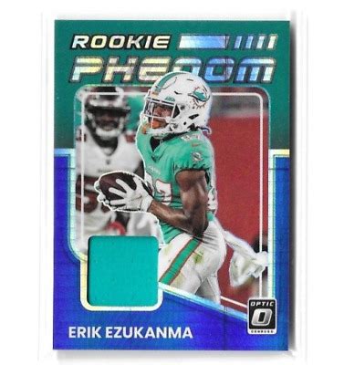 Erik Ezukanma 2022 Panini Donruss Optic Prizm Hyper Refractor Jersey