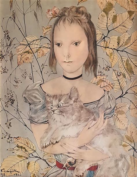 Sold Price Tsugouharu Foujita Jeune Fille Au Chat