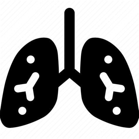 Lungs Healthcare And Medical Pulmonary Respiratory System Body Organ Breath Lung Icon