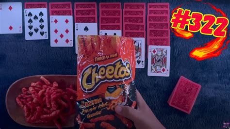 Xxtra Flamin Hot Cheetos Asmr Snacks Solitaire Youtube