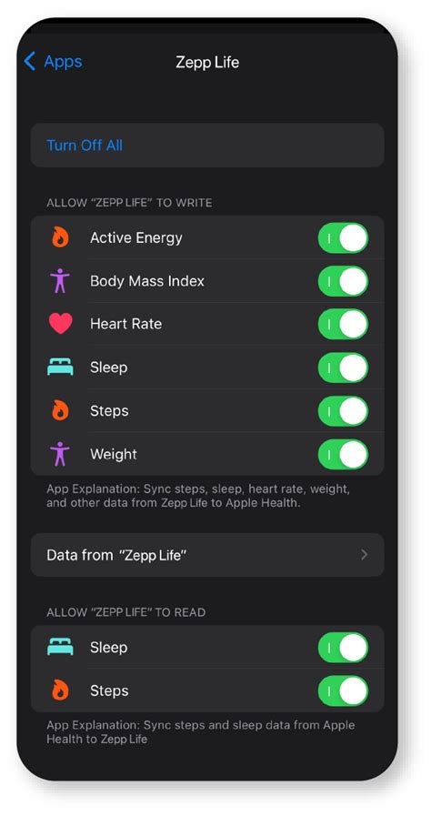 Syncing Xiaomi Zepp Life To BookDoc Via Apple Health - BookDoc