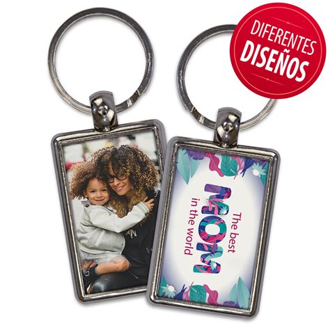 Llavero personalizado metálico MOM LolaPix