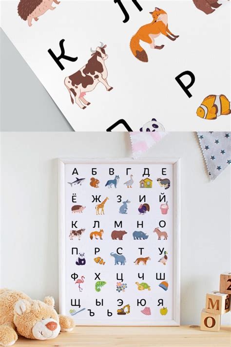 Russian Alphabet Poster in 2024 | Alphabet poster, Alphabet, Russian ...