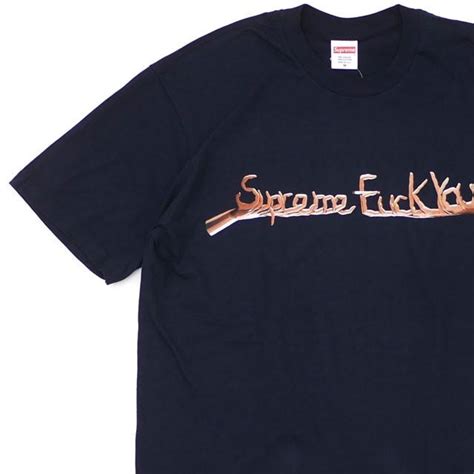 Supreme シュプリーム SUPREME Fuck You Tee Tシャツ NAVY 新品 半袖T