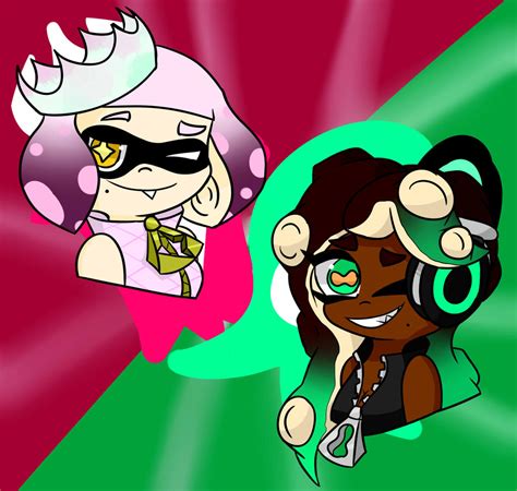 Splatoon 2 Off The Hook Pearl And Marina By Lolfurbyscribble On