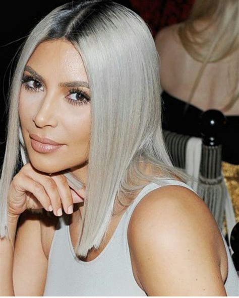 Pin By Mckenzie Blake On Kardahian Ash Hair Color Kim And Kourtney